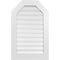 Ekena Millwork Octagonal Top Surface Mount PVC Gable Vent: Functional, w/ 3-1/2"W x 1"P Standard Frame, 24"W x 38"H GVPOT24X3801SF - alternate 1